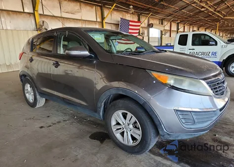 2011 Kia Sportage Lx from USA, damaged, VIN KNDPB3A28B7087814